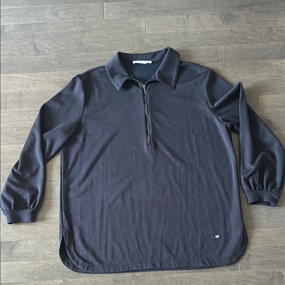 Women’s Black Quarter-Zip Sweater